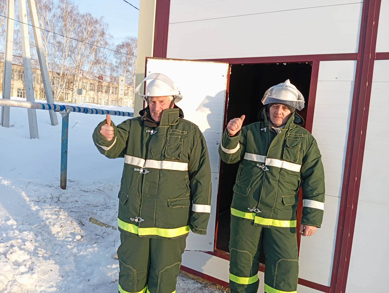 Новогодний подарок для добровольной пожарной команды