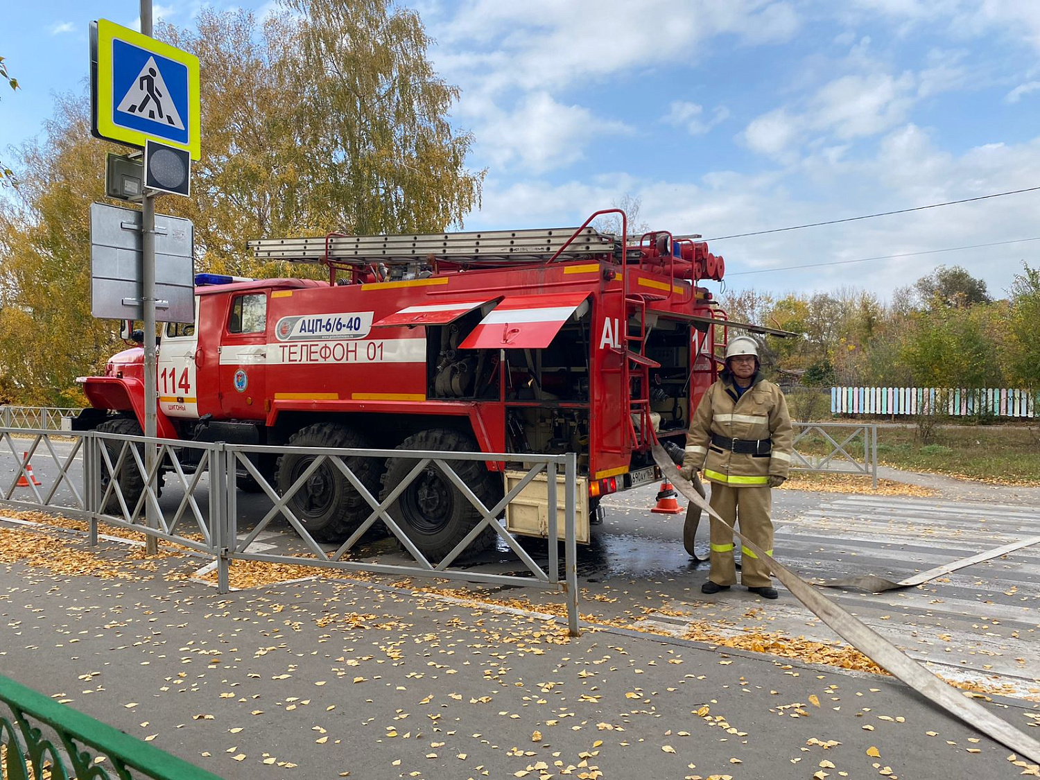 Вчера в селе Шигоны прошли районные командно - штабные учения 