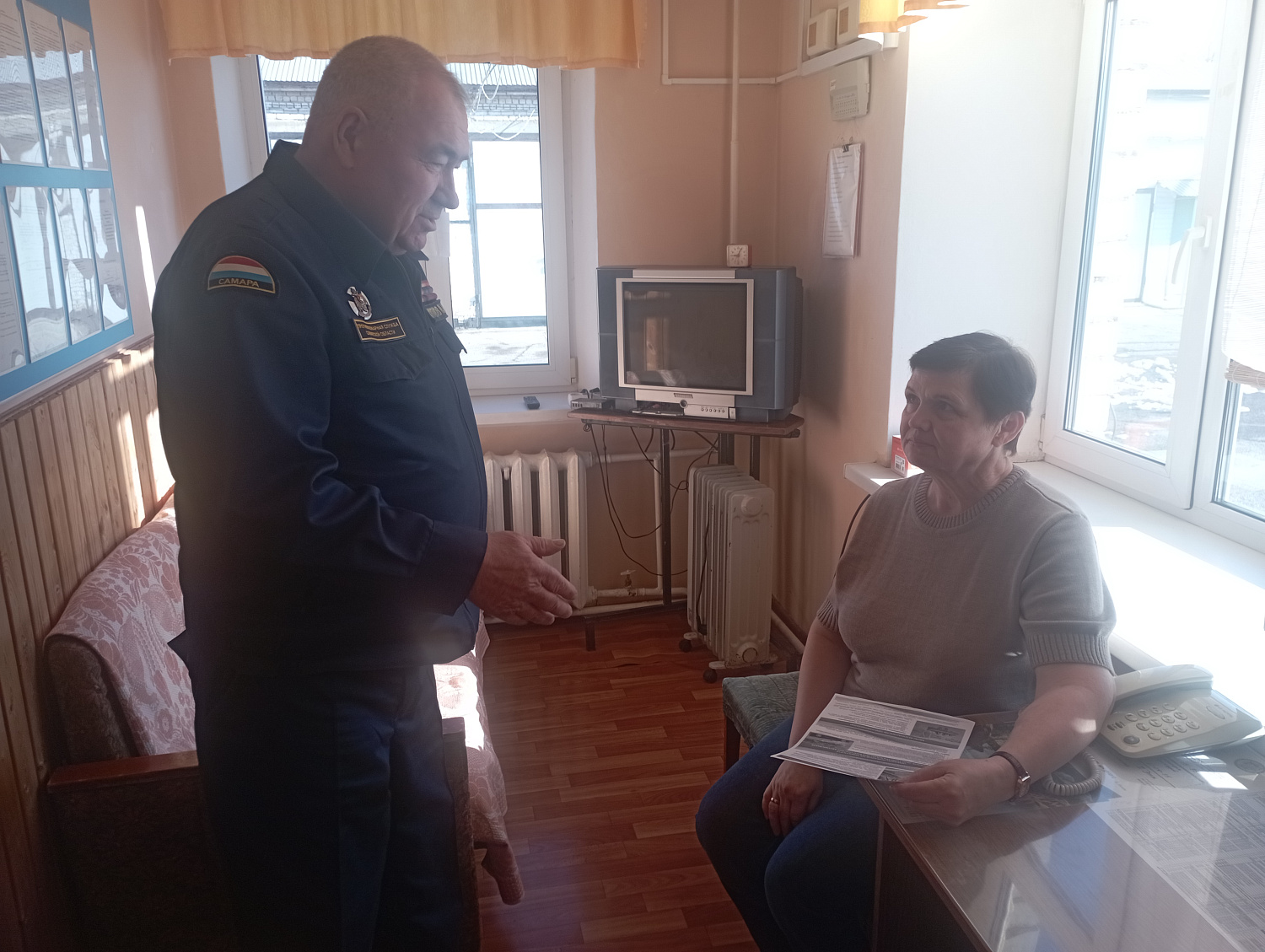 Профилактическая работа с населением – важная часть деятельности представителей противопожарной службы Самарской области