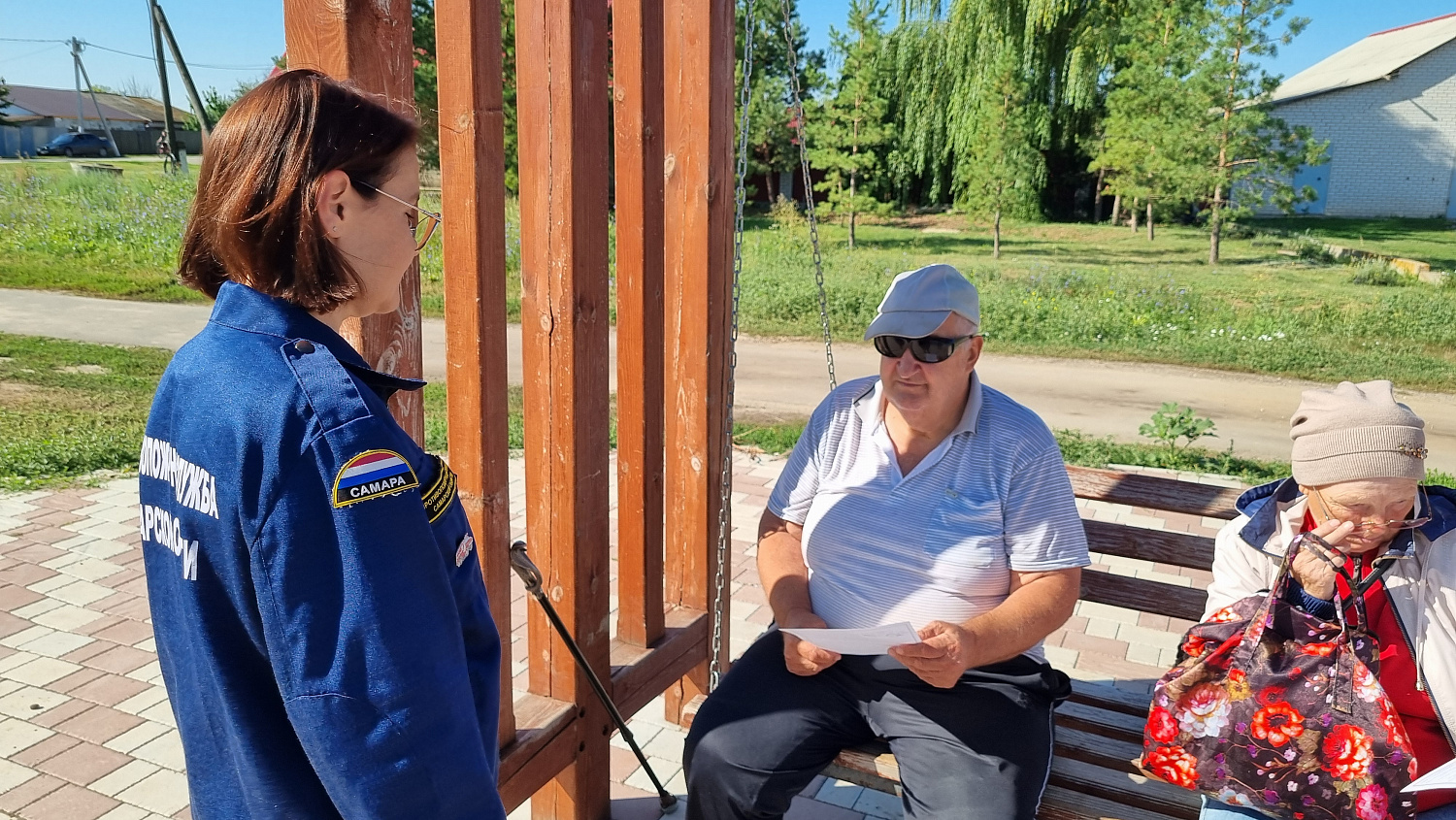 Профилактика пожаров в Хворостянском районе