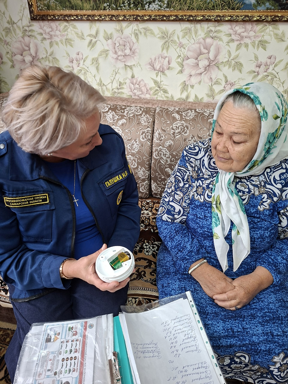 Наш инструктор противопожарной профилактики рассказала о важности установки пожарного извещателя