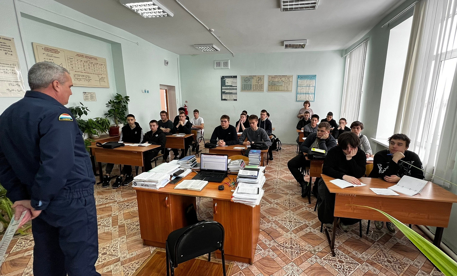 Открытый урок в Хворостянском районе