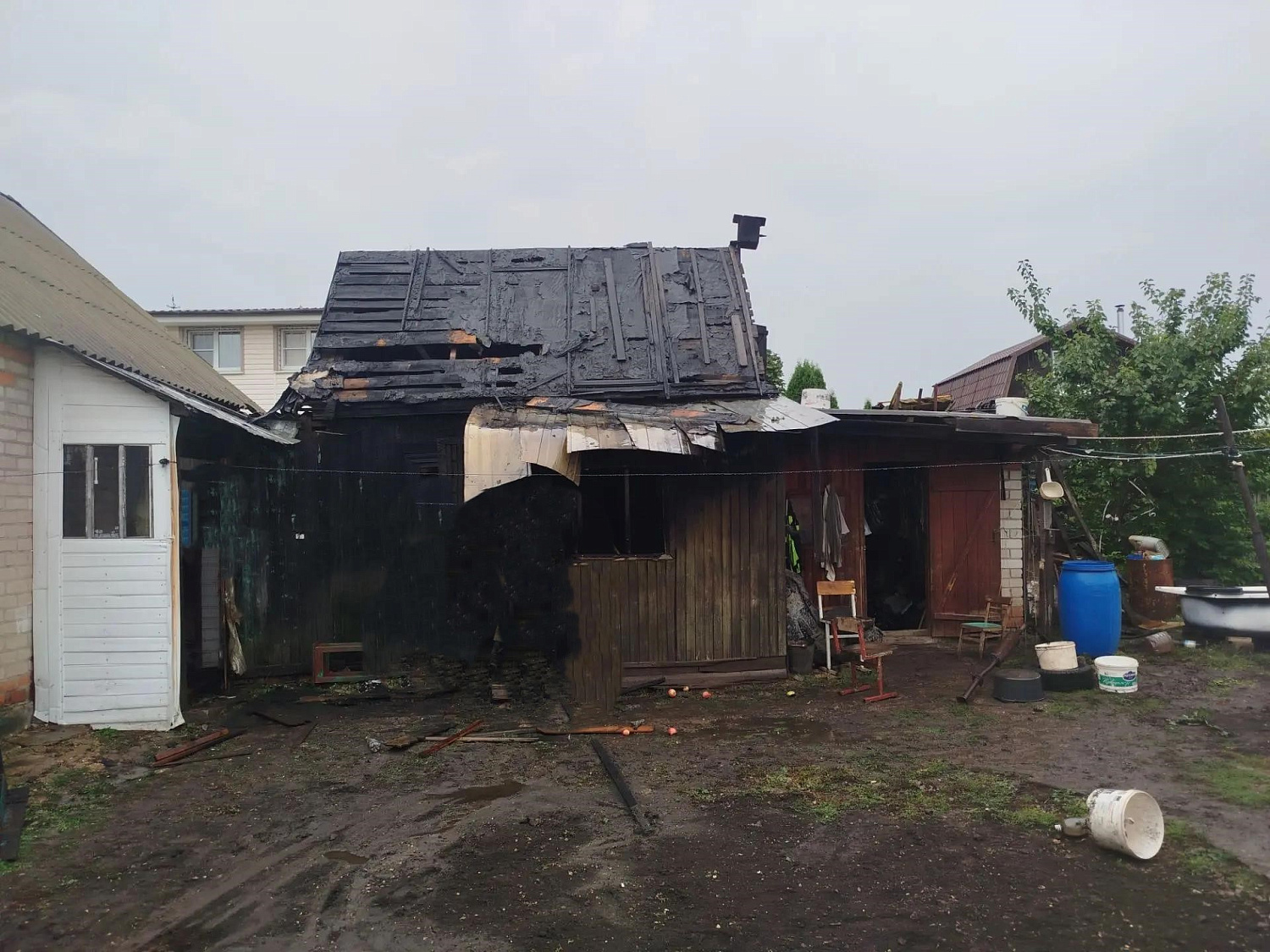 Вчера в Ставропольском районе произошло возгорание на площади 20 квадратных метров
