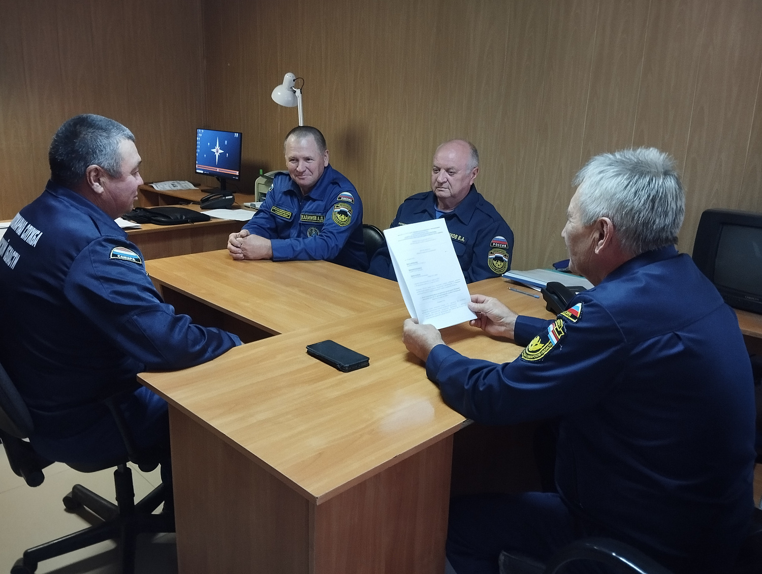 В пожарно-спасательной части № 131 Совет ветеранов подвёл итоги работы за второе полугодие 