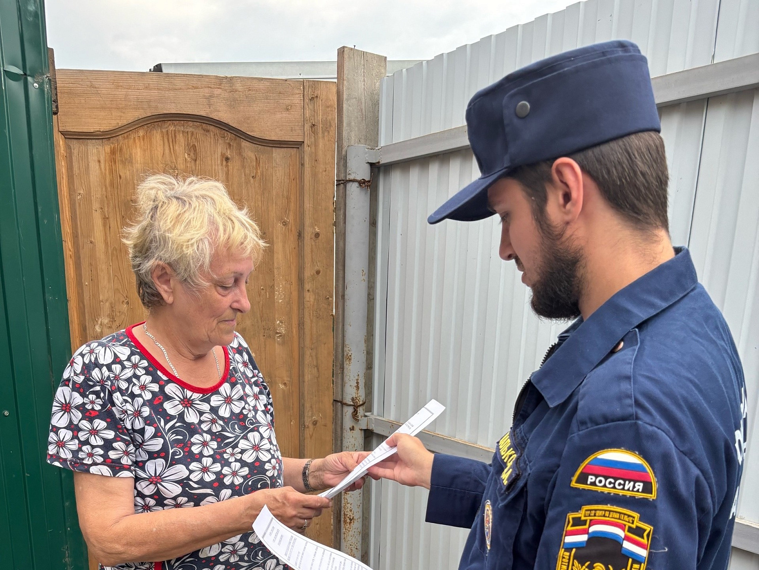 В Волжском районе прошел подомовой обход