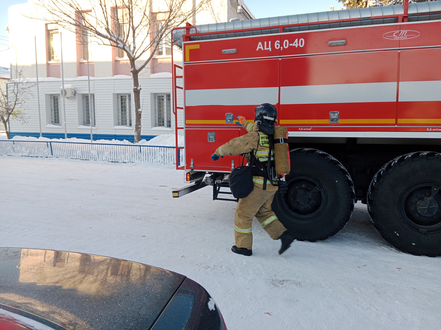 В Пестравском районе прошло пожарно-тактическое учение с участием сотрудников полиции